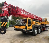 Matériel de construction d'occasion, grue sur camion Sany de 25 tonnes d'occasion pour le développement d'entrepôts, les projets municipaux et les infrastructures