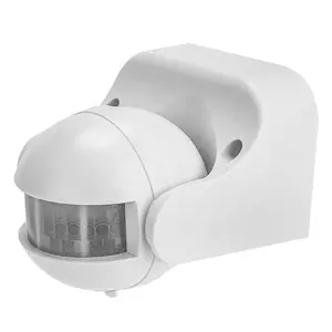 Detector de movimiento infrarrojo automático, interruptor de iluminación de seguridad al aire libre, Sensor de movimiento giratorio de 220 grados, 300 V, 180 W