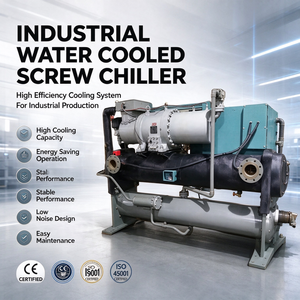 Enfriador Industrial de Agua de 40 HP, Ahorrador de Espacio, Flexible, con Control Inteligente de Bomba, a Prueba de Explosiones, Refrigerado por Agua - Product Image 4