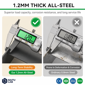 <span class=keywords><strong>Hotte</strong></span> à fumées canalisée sur mesure de 1,2 m avec armoire de rangement, entièrement en acier, pour laboratoire chimique, type ASHRAE 110 USA, vente en gros - Product Image 4