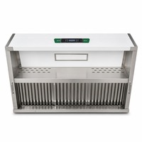 Pembersih Asap Minyak Dapur Komersial Tipe Filter All-in-One dari Baja Anti Karat untuk Restoran