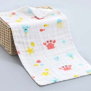 Serviette pour bébé, mouchoir, bain, enfant, mousseline, 6 couches de coton, doux, débarbouillette pour tout-petit, lingette, bavoir pour nourrisson, nourrisson, bavoir d'alimentation - Product Image 4