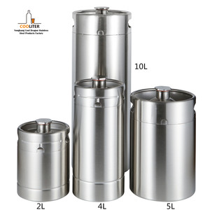 Mini fût 2l 3.8l 4l 5l 10l Gobelets en acier inoxydable à isolation sous vide Barril de bière - Product Image 2