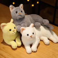 Poupée de chat simulée, jouet en peluche réaliste, mignon chaton, photographie, accessoires de pose, cadeau transfrontalière, jouet en peluche