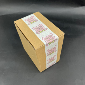 Custom Printed Kraft Paper Packing Tape - Eco-Friendly White Kraft Paper Packaging Tape for Shipping - Product Image 5