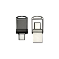 Nueva Mini Memoria USB Giratoria OTG Tipo-C 2.0/3.0 de 16GB-128GB, Memoria Flash Externa Metálica de 8g para Móvil y Portátil