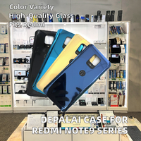 Boîtier pour Redmi Note9/Note9Pro/Note9S avec couvercle de batterie en verre