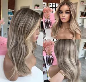 Toupet con Base in Seta e Clip, Capelli Veri Europei Ondulati Marrone Ombré, Extension Capelli Naturali - Product Image 4