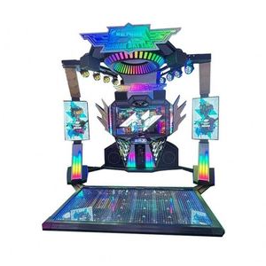 Machine de jeu d'arcade de danse à deux joueurs, grande machine de divertissement musicale à monnayeur avec garantie d'un an, neuve - Product Image 1