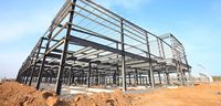 Bâtiment Commercial Préfabriqué en Acier Facile à Assembler : Garage, Entrepôt, Bureau, Atelier - Structure en Acier Certifiée ISO9001 avec Volets Roulants