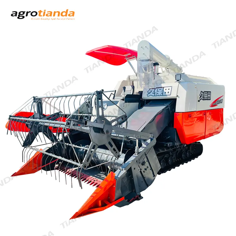 Model 4lz-4.0 Small/Mini kubota Combine Harvester for Paddy/Rice/Wheat/Corn/Maize