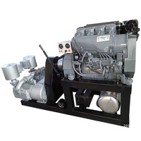Compresseur de ciment de 14 m3/min avec moteur diesel refroidi par air Deutz, compresseur de déchargement de poudre en vrac