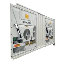 Nuevo 40HC 20GP Contenedor de congelación rápida Thermo King Sistema de doble compresor 50% Tiempo de congelación más rápido