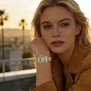 Popolare Orologio <span class=keywords><strong>da</strong></span> Polso Impermeabile <span class=keywords><strong>da</strong></span> <span class=keywords><strong>Donna</strong></span> con Quadrante a Lancette, Resistente all'Acqua 30M, Stile <span class=keywords><strong>Vintage</strong></span> Classico, in Acciaio Inossidabile con Movimento al Quarzo - Product Image 2