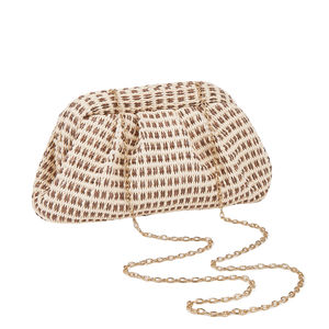 Bolso de Mano de Paja para Mujer, Bolso Bandolera Tejido de Verano para la Playa, Estilo Bohemio - Product Image 3