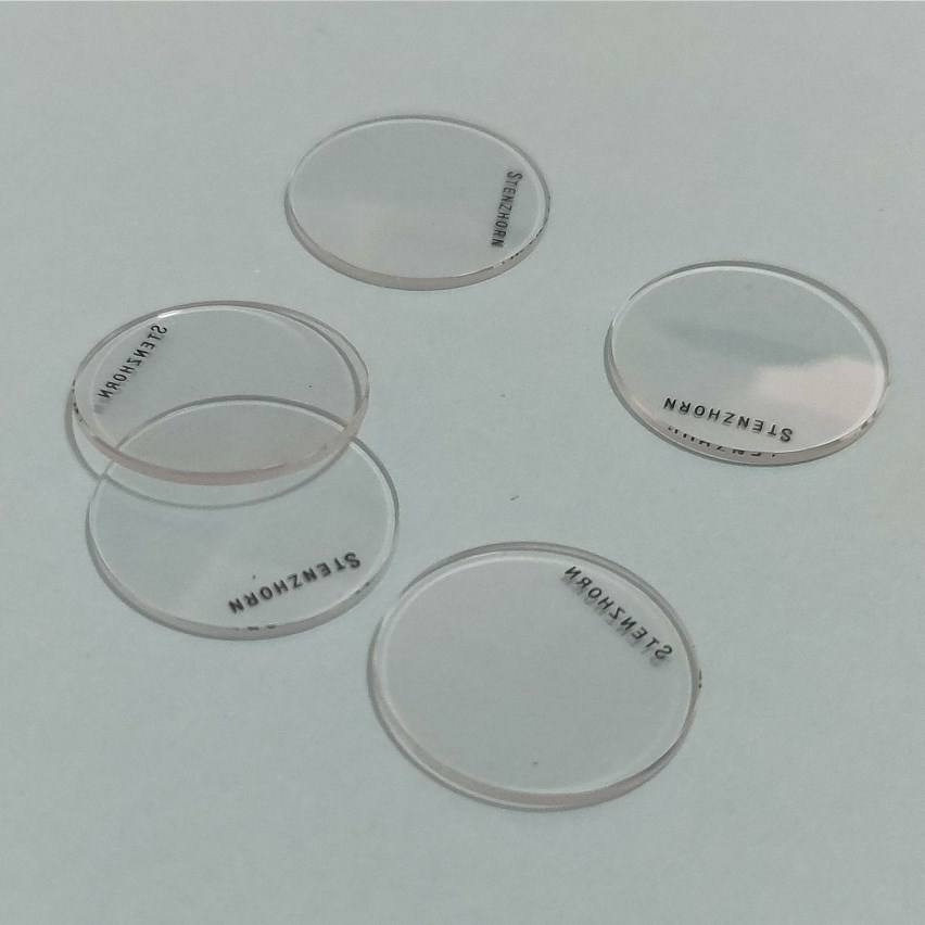 Double Dome Sapphire Crystal Watch Glass Curved Durable