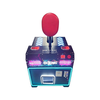 Machine de jeu d'arcade de boxe commerciale à monnayeur, jeu de force de frappe, garantie 1 an, version anglaise, pour centres de divertissement, centres commerciaux, bars