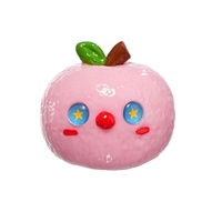 Jouet anti-stress en résine TPR de la série de Noël en dessin animé, renne, emballage en boîte cadeau, ornements décoratifs de bureau, 14