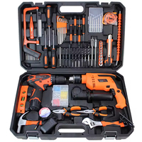 Kit de Herramientas para Reparaciones del Hogar y Trabajos de Madera, 70 Piezas, con Taladro Inalámbrico y Destornilladores de Impacto