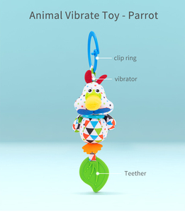 Jollybaby Sonajero infantil suave colorido y mordedor Juguete Cama de animales de peluche Sonajeros colgantes <span class=keywords><strong>para</strong></span> bebés Mejor vendedor Sonajeros <span class=keywords><strong>para</strong></span> bebés Producto - Product Image 5