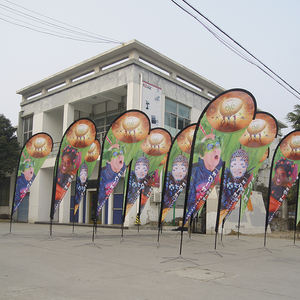 Kit de bandera de playa/pluma/lágrima publicidad exterior personalizada soporte Banner 2m 3M 4m carteles promocionales eventos de negocios <span class=keywords><strong>Oriflamme</strong></span> - Product Image 4