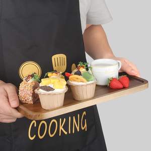 ถาดเสิร์ฟไม้เนื้อแข็งอะคาเซียสำหรับอาหารเรียกน้ำย่อย <span class=keywords><strong>ชีส</strong></span> ชาร์กูเตอรี ขนมเค้ก และของหวาน สำหรับใช้ในครัว - Product Image 5