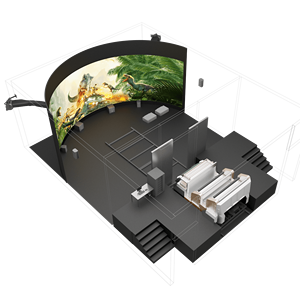 ALILE Professional OrbitalRBITAL Cinema Flying Theatre Immersive 3D Naked Track Cine de realidad virtual interior para Centro Comercial - Product Image 2