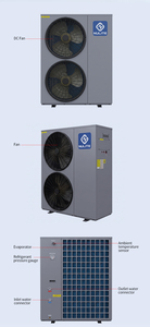 ซัพพลายเออร์ปั๊มความร้อน NULITE 16kW R290 EVI DC แบบใช้พลังงานจากอากาศ พร้อมระบบควบคุมผ่าน WiFi สำหรับทำความร้อนและความเย็นภายในบ้าน และทำน้ำร้อน 75 องศาเซลเซียส - Product Image 3