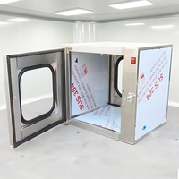 Nouvelle salle blanche modulaire en acier inoxydable 304, laboratoire ISO 5-8, filtre HEPA, efficacité 95 %, sans poussière, préfabriquée