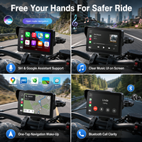 Navegación Bestsonic para Motocicleta, Resistente al Agua, con Carplay, Pantalla de 7 Pulgadas, Anti-robo, Duradera, GPS Económico para Cualquier Motocicleta