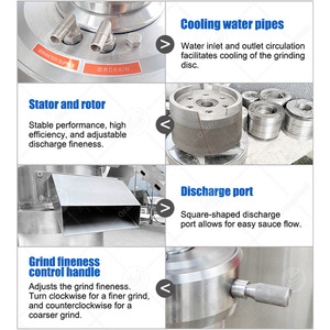 Le hachoir à viande ORME 100 <span class=keywords><strong>kg</strong></span> par heure d'<span class=keywords><strong>amande</strong></span> naturelle Tahini fait une mini machine industrielle à pâte d'arachide - Product Image 4