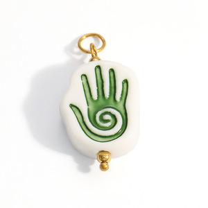 Accessoires de bijoux en acier inoxydable pour la fabrication de colliers, formes variées : étoile, papillon, œil porte-bonheur, style peint, pour le marché international - Product Image 2