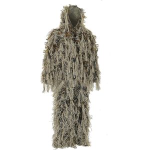 Combinaison de camouflage AUSCAMOTEK Ghillie Suit en herbe sèche marron pour homme, vêtements de chasse respirants, combinaison intégrale de camouflage - Product Image 1