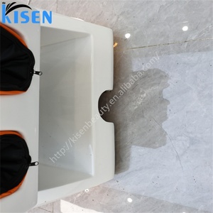 KISEN Lit de lavage électrique multifonctionnel moderne pour salon et spa, avec circulation d'eau, thérapie capillaire, lavage des cheveux et massage - Product Image 6