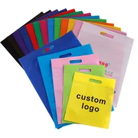 Personalizado carry impressão personalizada não tecido saco d corte para o marketing