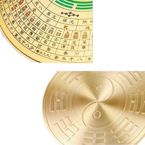 Entrega rápida Taiji tradicional ocho diagramas espejo estilo Feng Shui fundición de aleación de cobre - Product Image 5