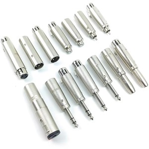 ABCCABLS Adaptateur d'extension professionnel audio et vidéo XLR mâle 3 broches vers <span class=keywords><strong>TRS</strong></span> 6,35 mm femelle pour transmission de signal équilibrée - Product Image 3