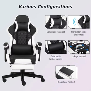 <span class=keywords><strong>Chaise</strong></span> <span class=keywords><strong>de</strong></span> jeu avec dossier en mousse à mémoire <span class=keywords><strong>de</strong></span> <span class=keywords><strong>forme</strong></span>, contours adaptés à la <span class=keywords><strong>forme</strong></span> du corps, chaises <span class=keywords><strong>de</strong></span> <span class=keywords><strong>bureau</strong></span> personnalisées pour l'e-sport, vente en gros - Product Image 4
