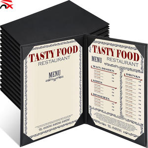 Couverture <span class=keywords><strong>de</strong></span> menu personnalisée Tableau <span class=keywords><strong>de</strong></span> menu <span class=keywords><strong>de</strong></span> <span class=keywords><strong>restaurant</strong></span> Tableau <span class=keywords><strong>de</strong></span> style à insérer Tableau en cuir PU Coque d'hôtel Menu personnalisé <span class=keywords><strong>de</strong></span> qualité supérieure - Product Image 6