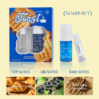 Ensemble de parfums romantiques aux fruits et aux baies, brume corporelle 60 ml, format voyage 10 ml, roll-on, myrtille, framboise, lime, freesia, vanille