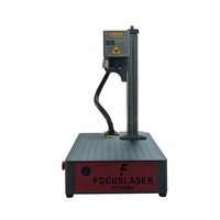 Machine de marquage laser à fibre mini haute précision 30W 50W 60W à bas prix, refroidie par air, CNC de bureau tout-en-un pour bois et pierre, laser Raycus