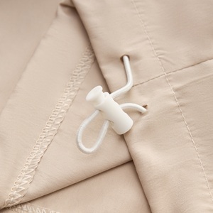 กางเกงขากว้างของผู้หญิงขายาวกางเกงโพลีเอสเตอร์100% ระบายอากาศปกติสีพื้น - Product Image 5