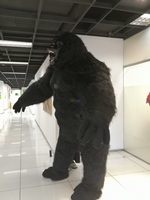 Nouvelle arrivée gonflable gorille mascotte Costume 2.6m King Kong personnalisé Anime Cosplay Mascotte thème déguisement carnaval