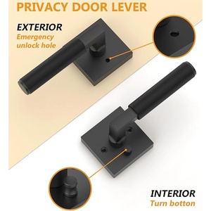 New American Standard Heavy Duty Indoor Polished Finish Key Operated <strong>Lock</strong> Lever <strong>Door</strong> Handle Durable Household Hotel/<strong>Bathroom</strong> Use - Product Image 3