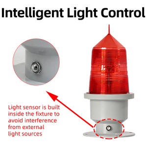 Luz de Advertencia de Seguridad para Vuelos con Control Remoto Inteligente, LED, para Torres, Edificios y Puentes - Product Image 4