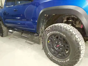 La bande de roulement latérale Toyota tacoma avec barres en aluminium Flat Road Tundra Pédale en aluminium 4runner - Product Image 5