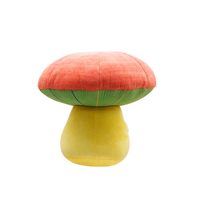 Jouets en peluche en forme de champignon super doux fabriqués sur mesure par le fabricant avec rembourrage en coton PP pour enfants