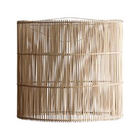 Pantallas de Lámparas de Bambú/Ratán Hechas a Mano, Diseño Europeo Costero Moderno, Ecológicas, Decoración de Iluminación Interior para el Hogar