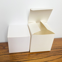 Boîte de conditionnement cosmétique en papier kraft blanc classique et élégante, boîte de conditionnement pour produits de soin de la peau, boîte en papier pour crème