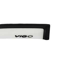 YCSUNZ visera de <span class=keywords><strong>puerta</strong></span> blanca y negra, Kits de carrocería de coche, accesorios, visera de lluvia solar para Toyota <span class=keywords><strong>Vigo</strong></span> 2012 - Product Image 6